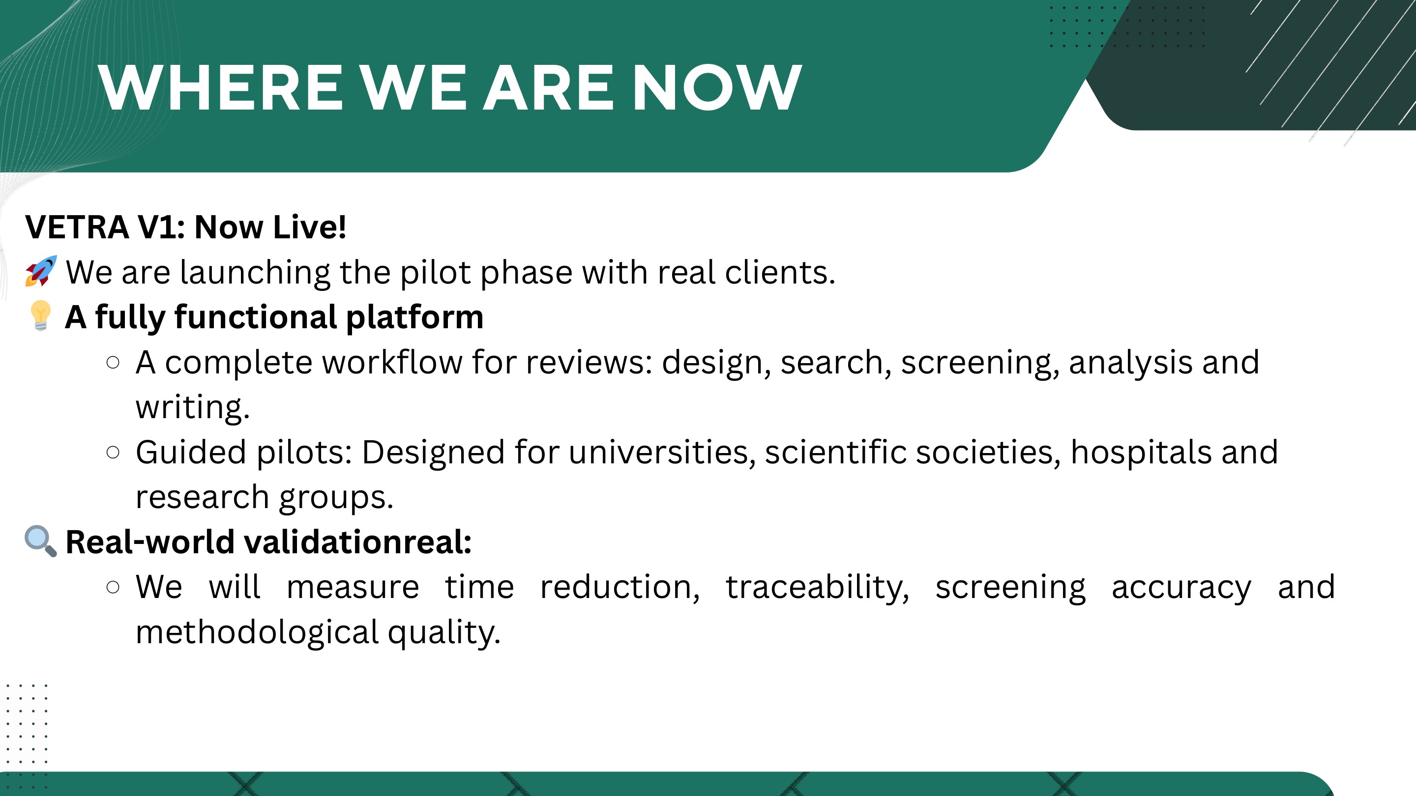 Vetra pitch deck, page 8