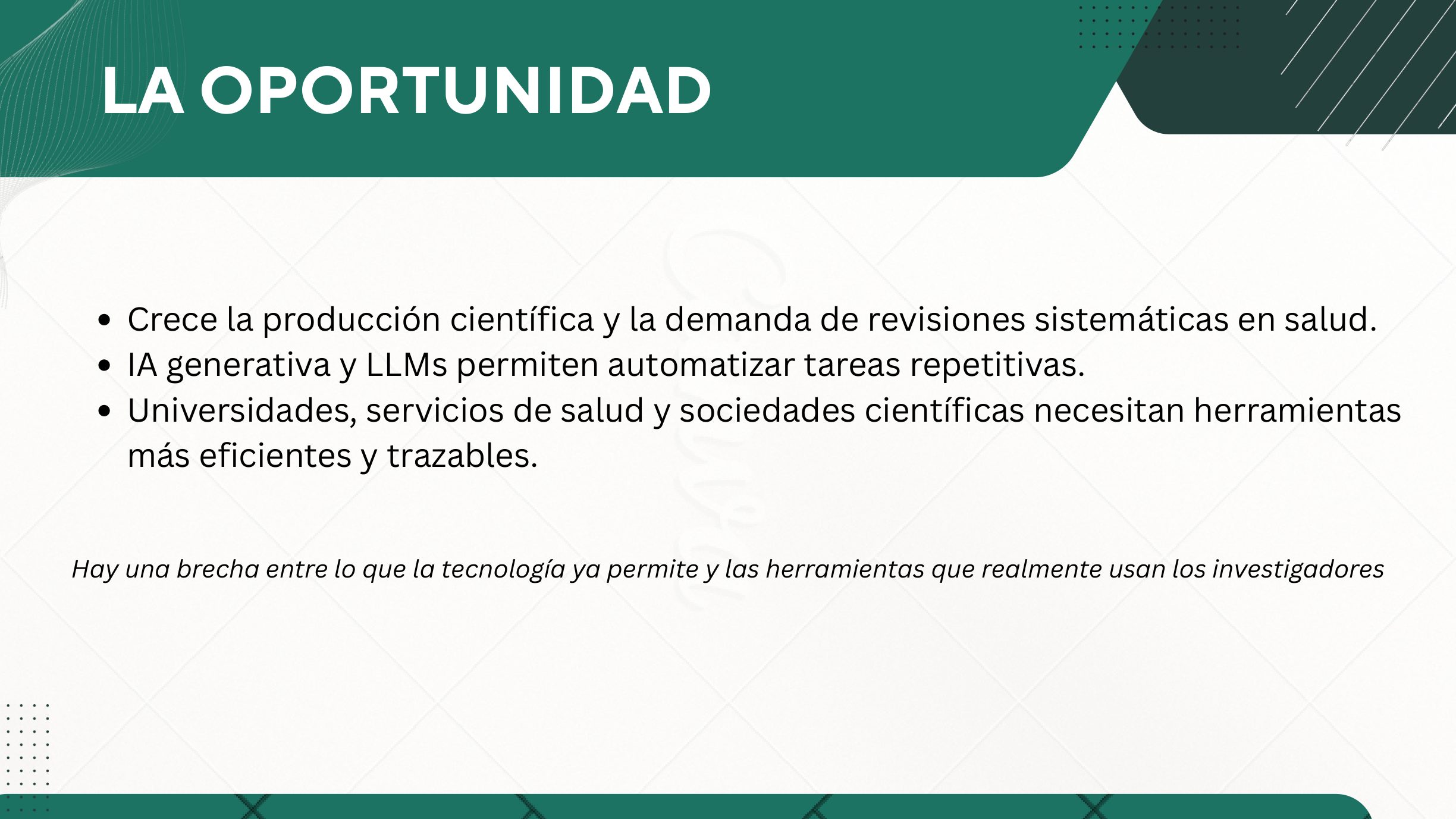 Pitch deck de Vetra, página 3