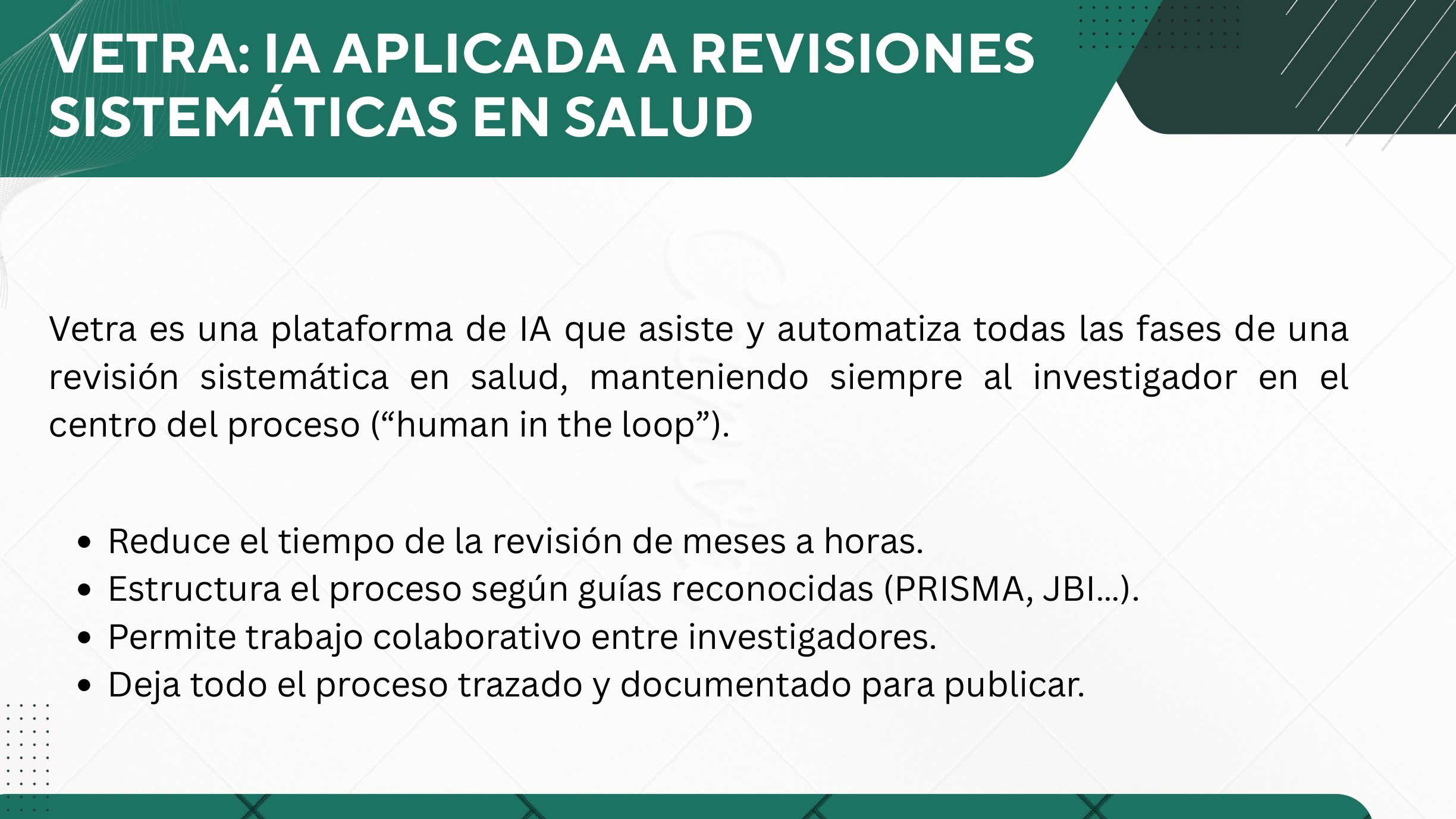 Pitch deck de Vetra, página 4