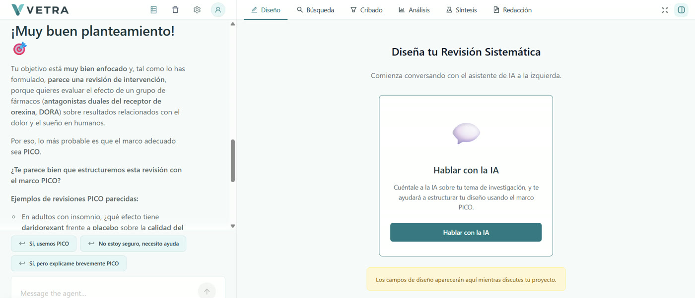 Marco general de la revisión con asistente de IA